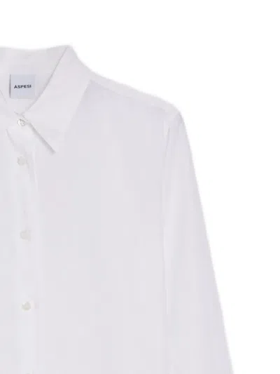 Aspesi Collared Shirt In White