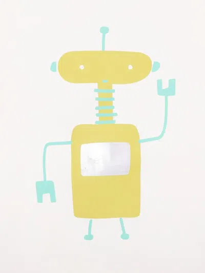 Knot Hello Robot T-shirt In Neutral