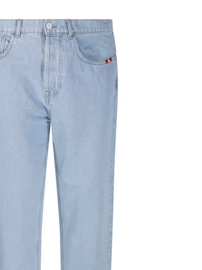 Amish Five-pockets Button-fastening Jeans In Metallic