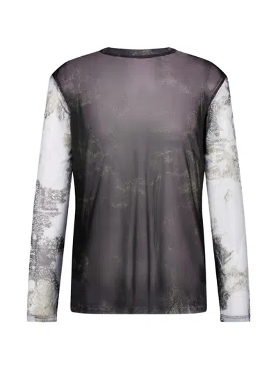 Lueder Two-tone Long-sleeve T-shirt In Multi