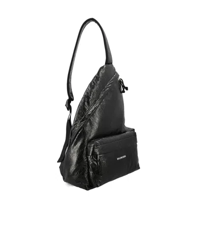 Balenciaga Explorer Backpack In Black