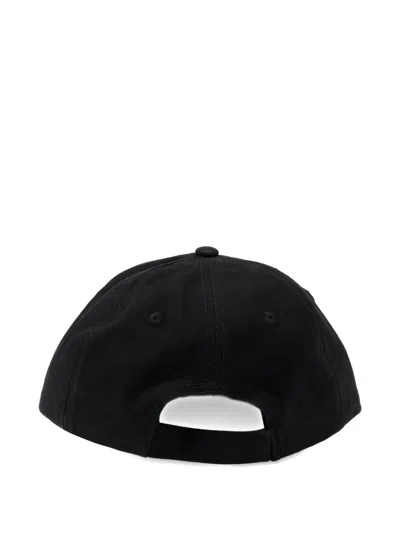 Palm Angels Logo Baseball Cap In Black