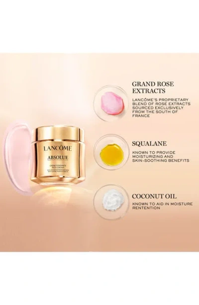 Lancôme Absolue Revitalizing & Brightening Rich Cream Facial Moisturizer In Transparent