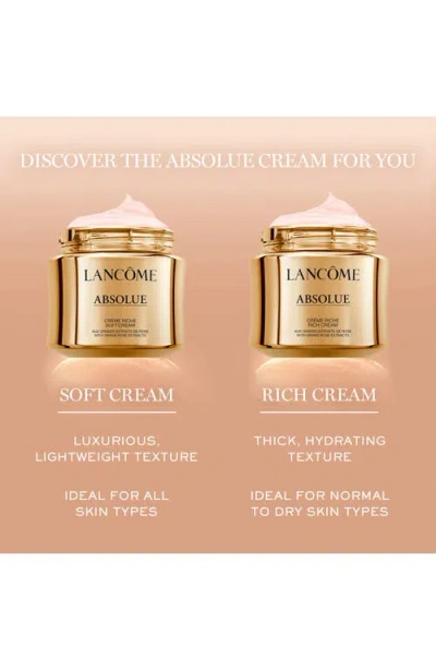 Lancôme Absolue Revitalizing & Brightening Rich Cream Facial Moisturizer In Transparent