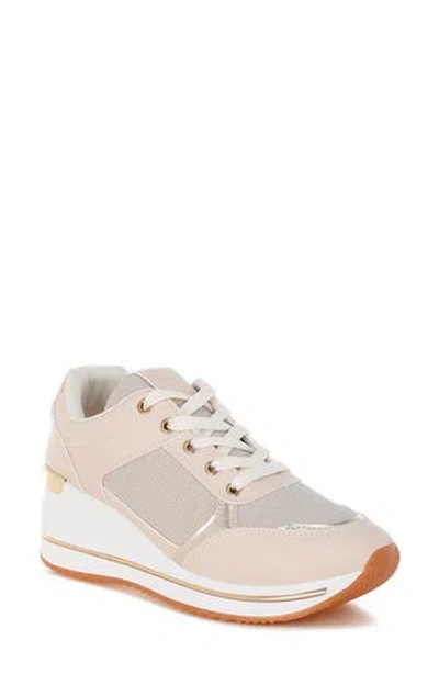 London Rag Vespera Wedge Sneaker In Multi