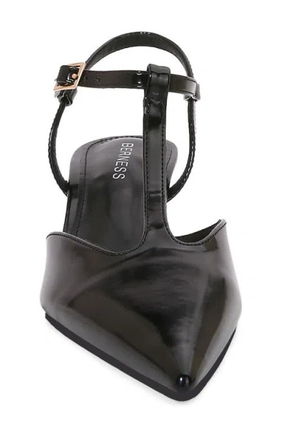 Berness T-strap Kitten Heel Pump In Black