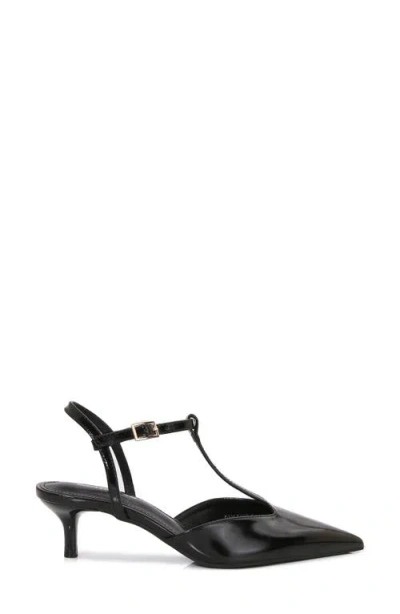 Berness T-strap Kitten Heel Pump In Black