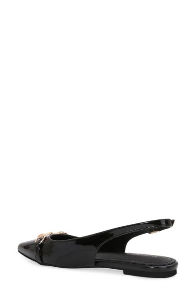 Berness Bit Slingback Flat In Black