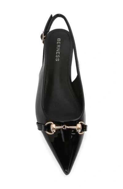 Berness Bit Slingback Flat In Black