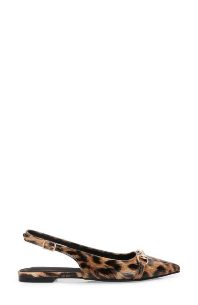 Berness Bit Slingback Flat In Brown