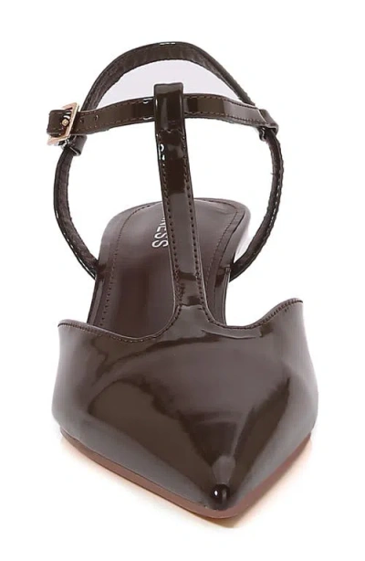 Berness T-strap Kitten Heel Pump In Black