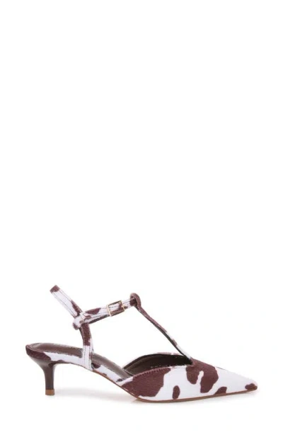 Berness T-strap Kitten Heel Pump In Multi