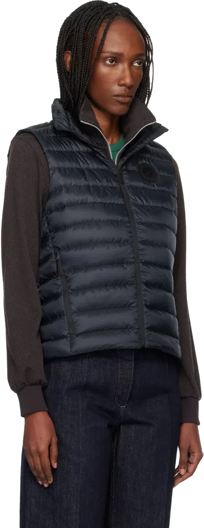 Canada Goose Black Aethera Down Vest In Blue
