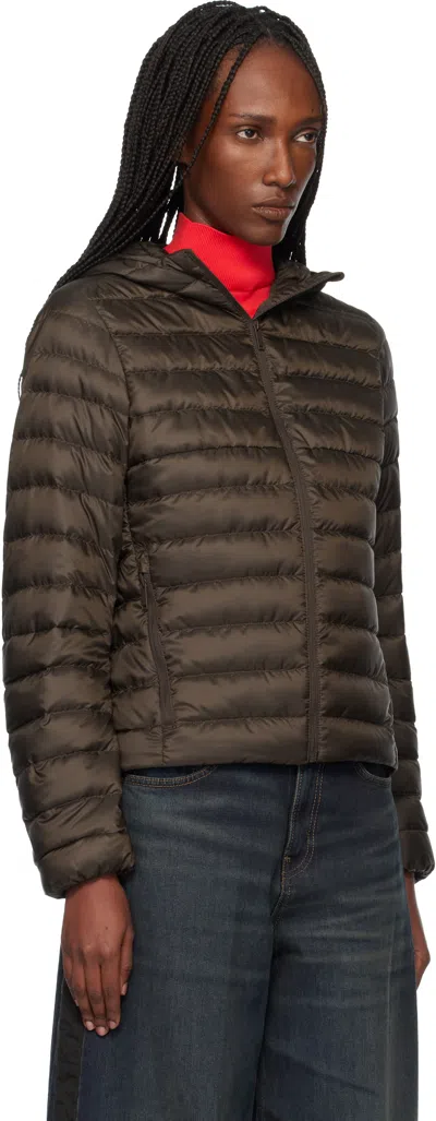 Canada Goose Brown Aethera Hoodie Down Jacket In Brown