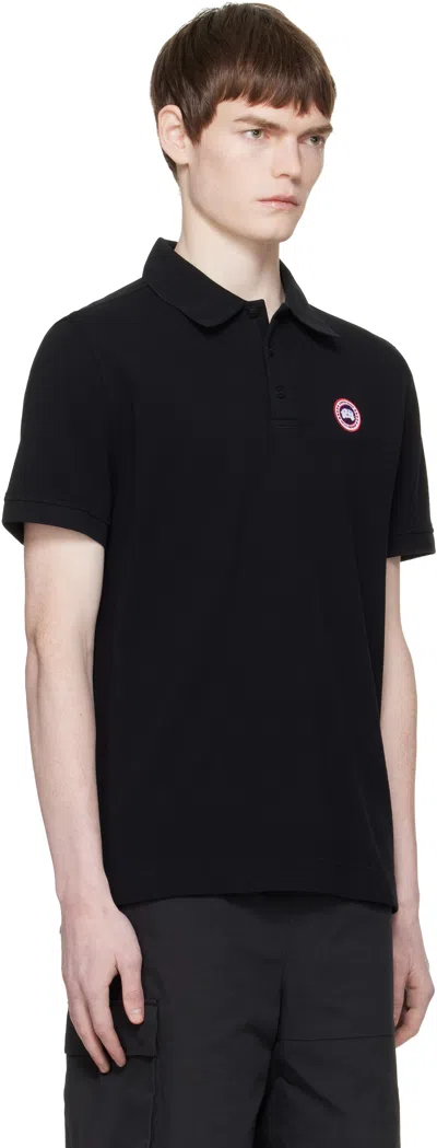 Canada Goose Lanvin Grey Embroidered Logo Cotton Sweatshirt In Black