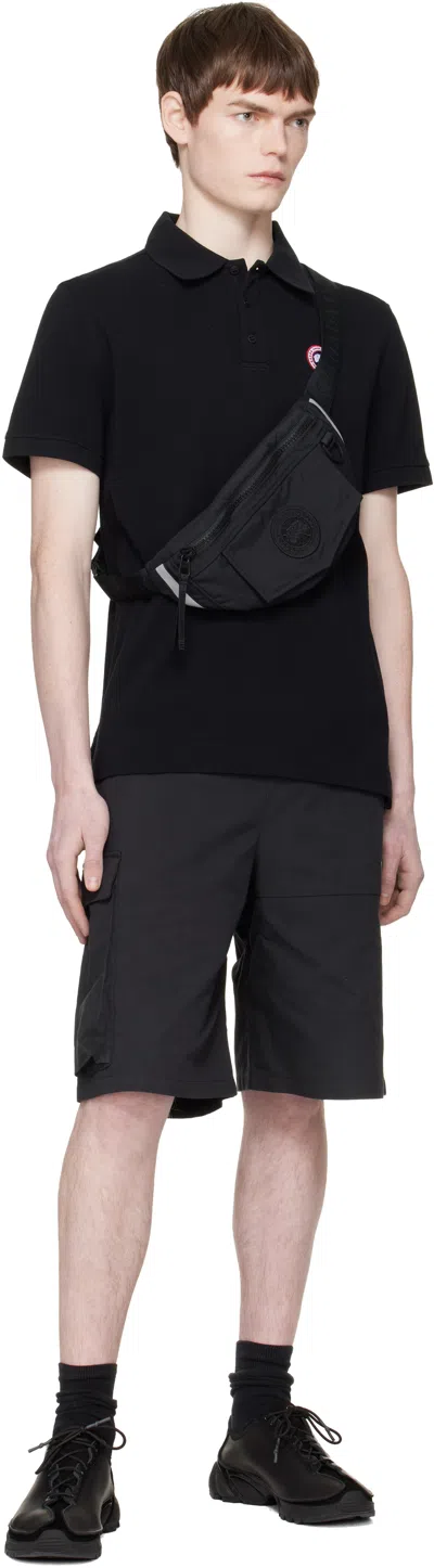 Canada Goose Lanvin Grey Embroidered Logo Cotton Sweatshirt In Black