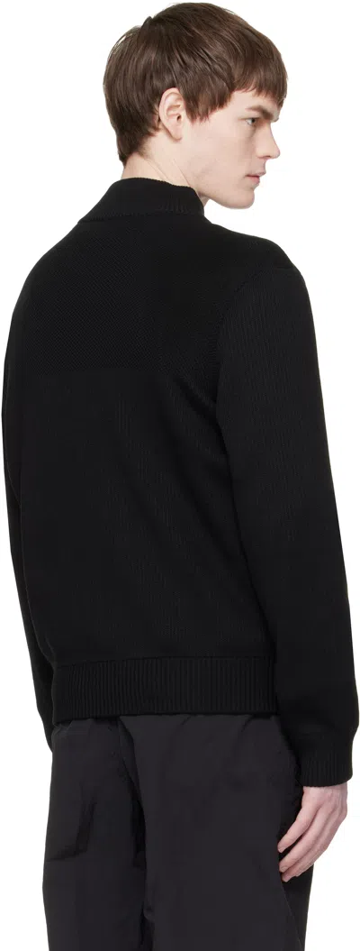 Canada Goose Down-merino Wool Hybridge Puffer Jacket In Black