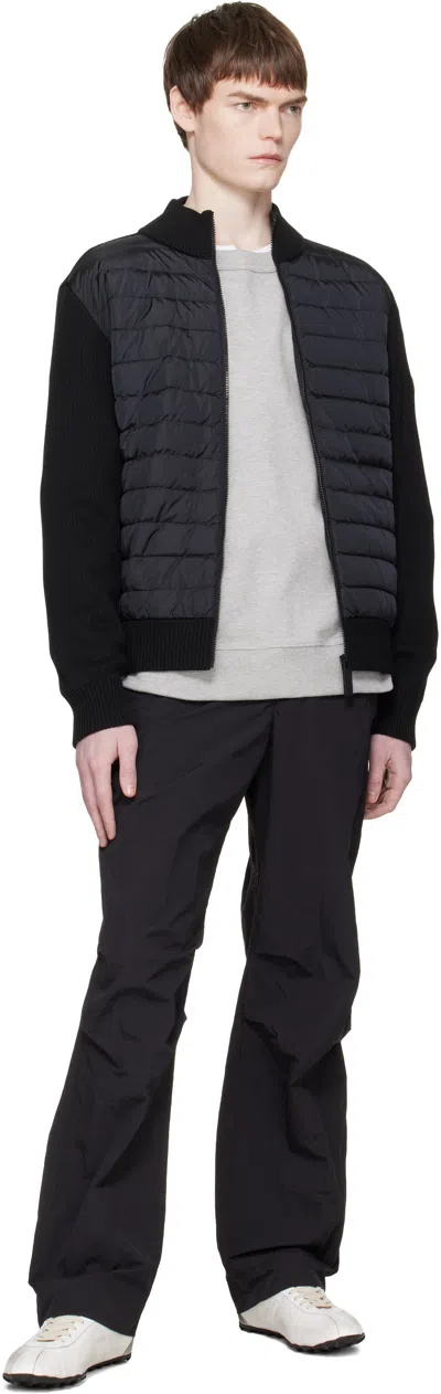 Canada Goose Down-merino Wool Hybridge Puffer Jacket In Black