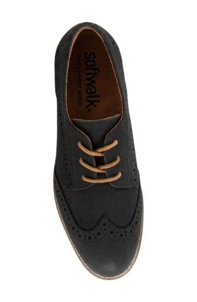 Softwalk Extra Wide Width Willet Oxford In Black