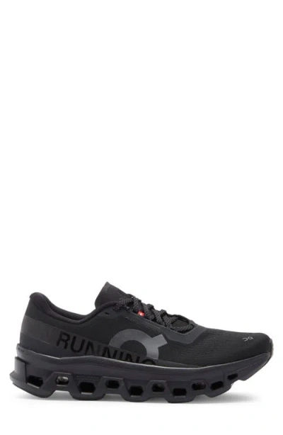 On Cloudmster 2 Rubber-trimmed Mesh Running Sneakers In Black