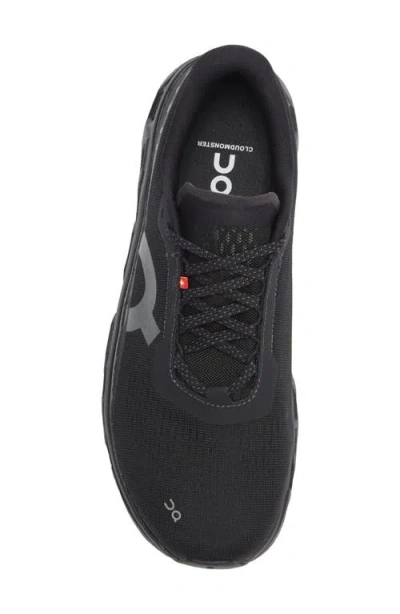 On Cloudmster 2 Rubber-trimmed Mesh Running Sneakers In Black