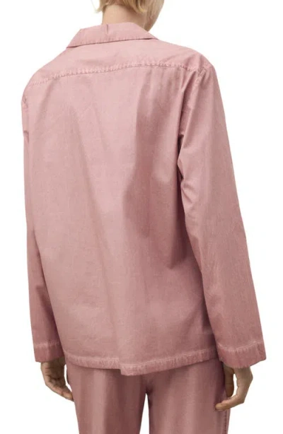 Mango Garment Dyed Button-up Shirt In Multi