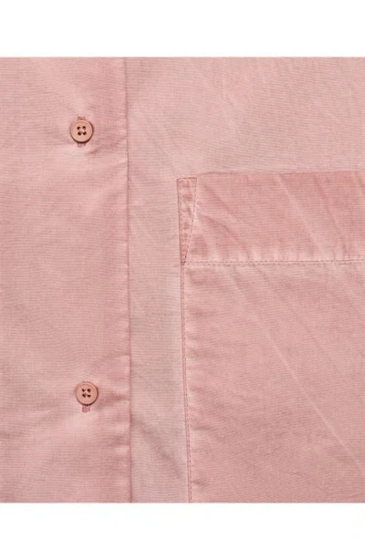 Mango Garment Dyed Button-up Shirt In Multi
