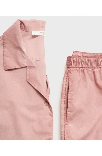 Mango Garment Dyed Button-up Shirt In Multi