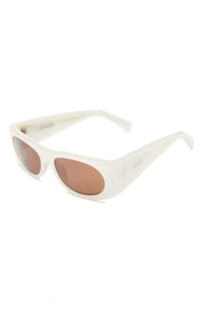 Jacquemus Les Lunettes 158 Rectangular Sunglasses In White