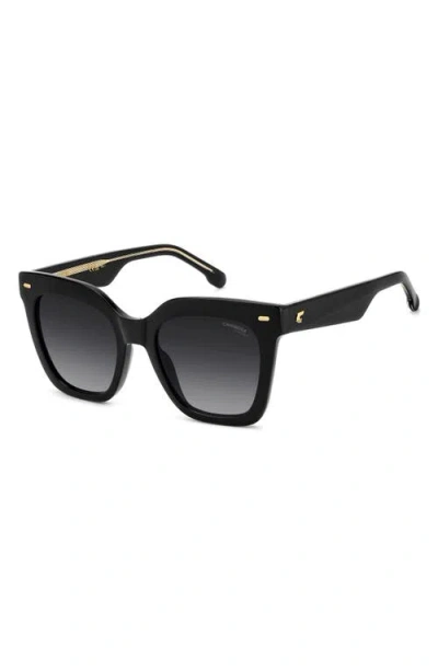 Carrera Eyewear 52mm Gradient Rectangular Sunglasses In Black