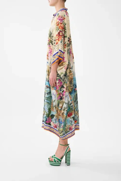 Camilla Batwing Kaftan In Multi