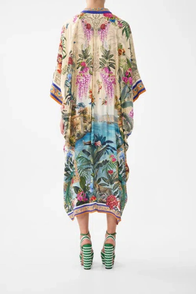 Camilla Batwing Kaftan In Multi