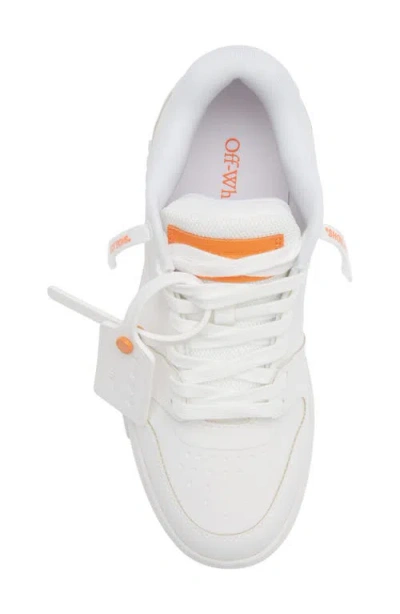 Off-white Out Of Office Molded Sneakers Orange In White