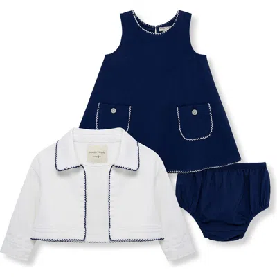 Habitual Babies' Kids Embroidered Cotton Jacket, Dress & Bloomers Set ...