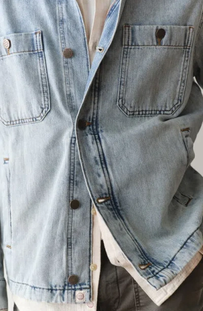 Marine Layer Patrick Denim Jacket In Blue