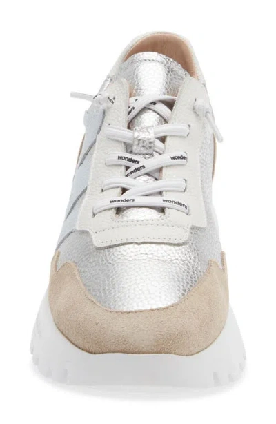 Wonders Platform Sneaker In White