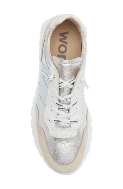 Wonders Platform Sneaker In White