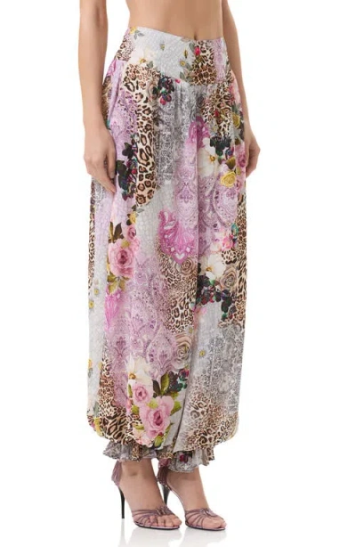 Afrm Vesper Patchwork Print Pants In Multi