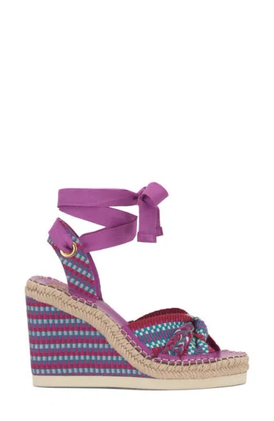 Vince Camuto Bealie Espadrille Wedge Sandal In Purple
