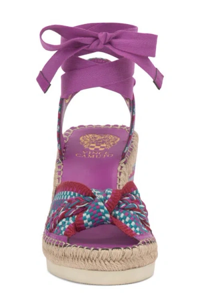Vince Camuto Bealie Espadrille Wedge Sandal In Purple