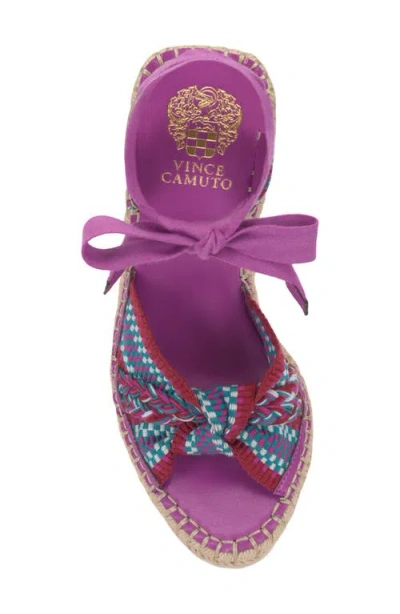 Vince Camuto Bealie Espadrille Wedge Sandal In Purple