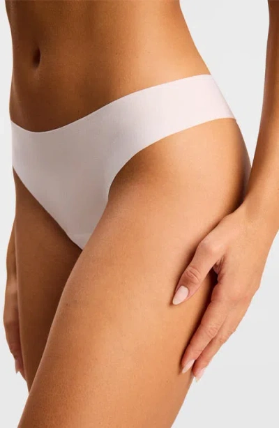 Commando Butter Mid-rise Thong In White