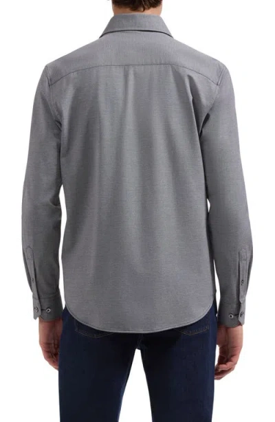Bugatchi Devon Ooohcotton® Button-up Shirt In Gray