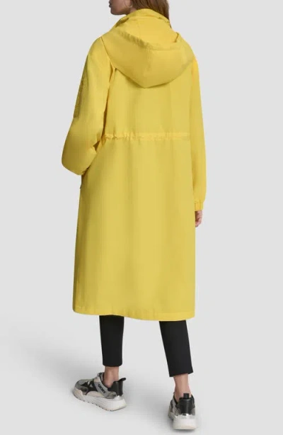 Dkny 1989 Logo Walker Anorak In Yellow