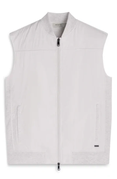 Bugatchi Soft Touch Knit Vest In Gray