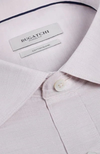 Bugatchi Axel Trim Fit Solid Cotton Blend Button-up Shirt In Multi