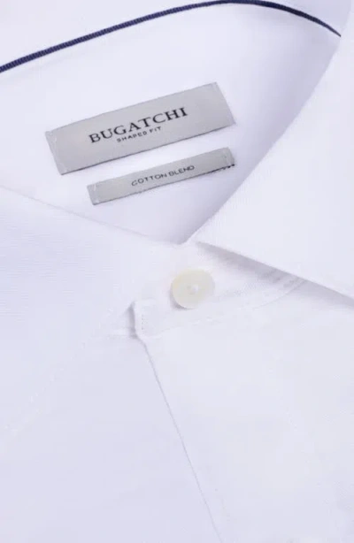 Bugatchi Axel Trim Fit Solid Cotton Blend Button-up Shirt In Multi