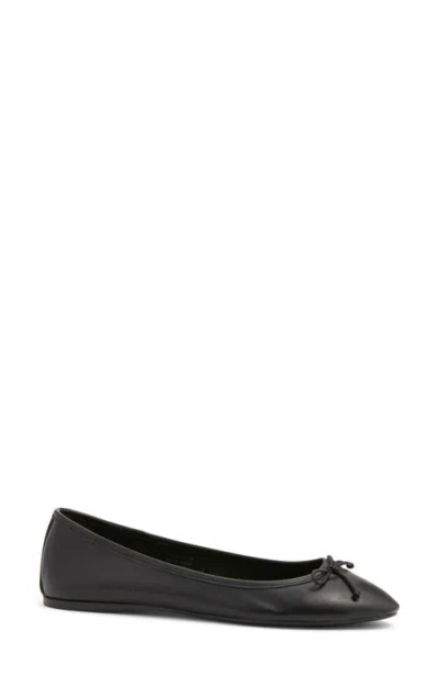 Mango Ballet Flat In Black
