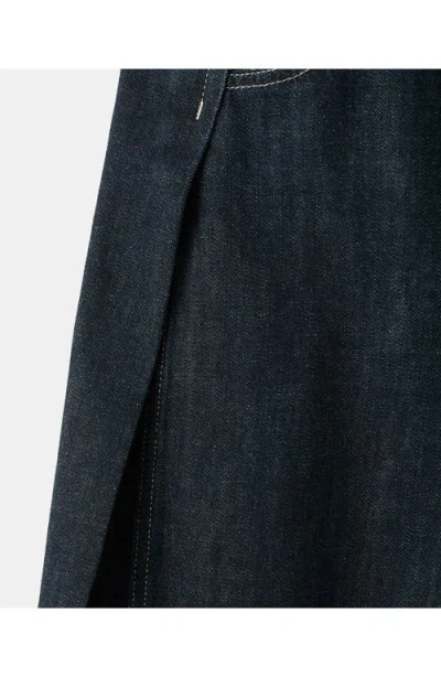 Mango Mid Rise Balloon Jeans In Blue