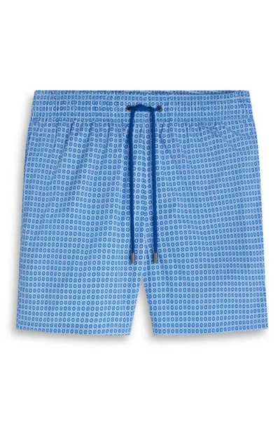 Bugatchi Kai Swim Trunks In Blue